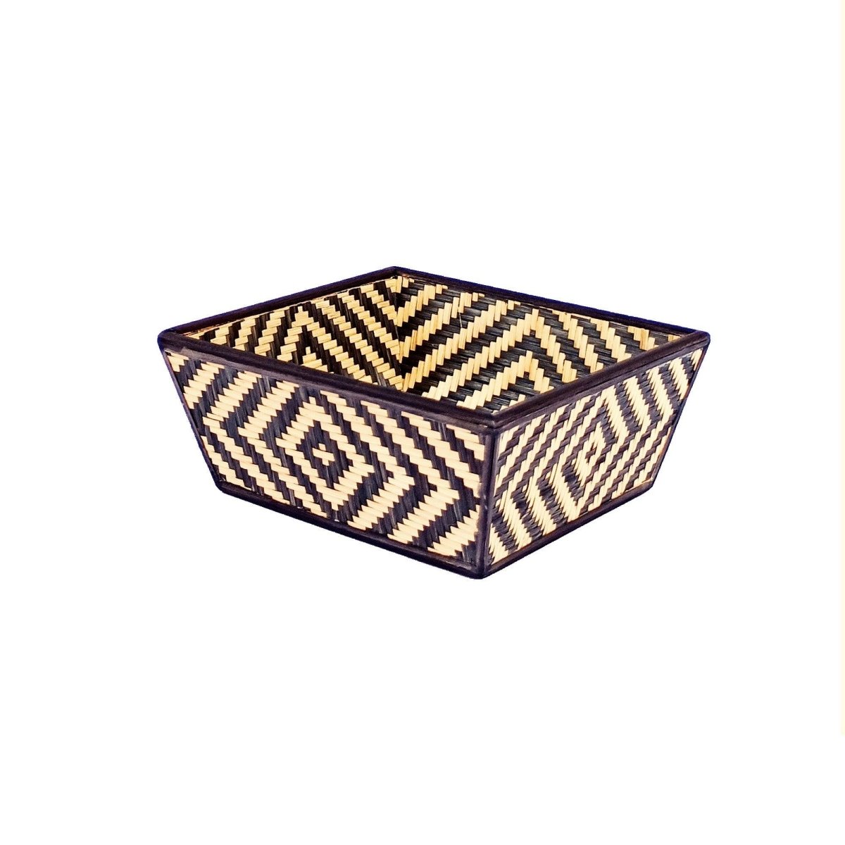 Handmade Bamboo Fruit Basket – Small - Kadam Haat