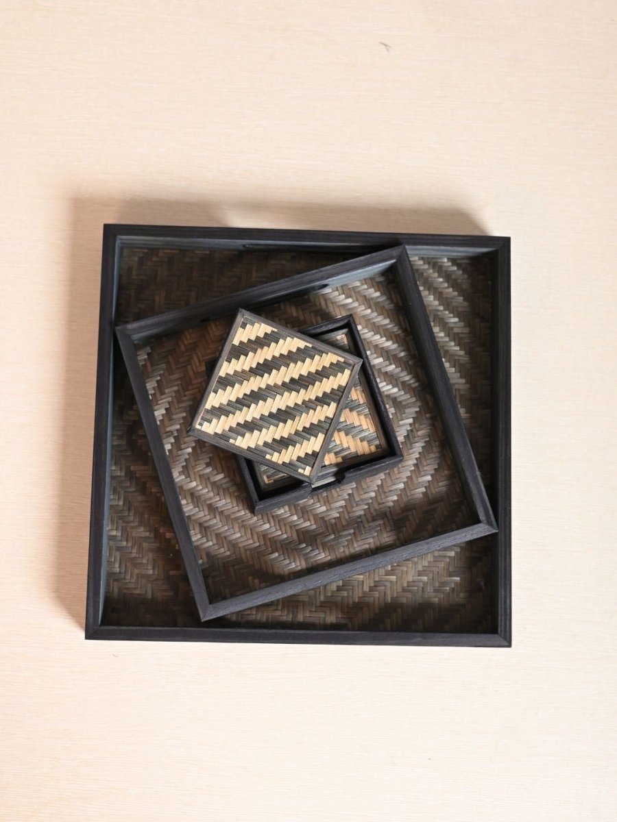 Handmade Bamboo Tableware Set - Kadam Haat