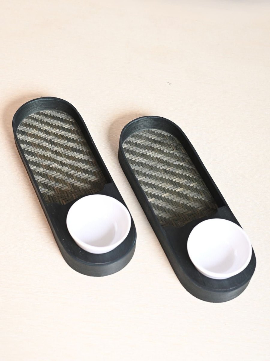 Handmade Chip & Dip Serving - Set of 2 - Kadam Haat