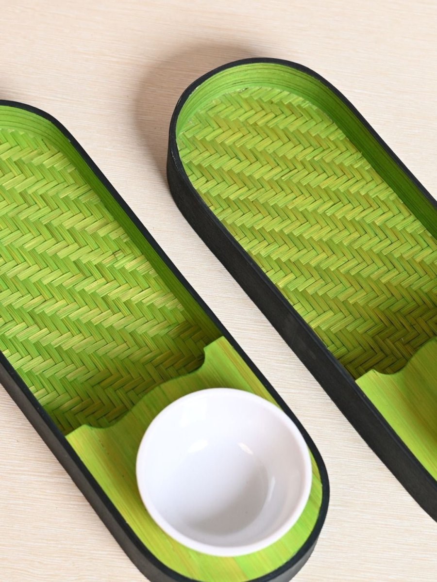 Handmade Chip & Dip Serving - Set of 2 - Kadam Haat