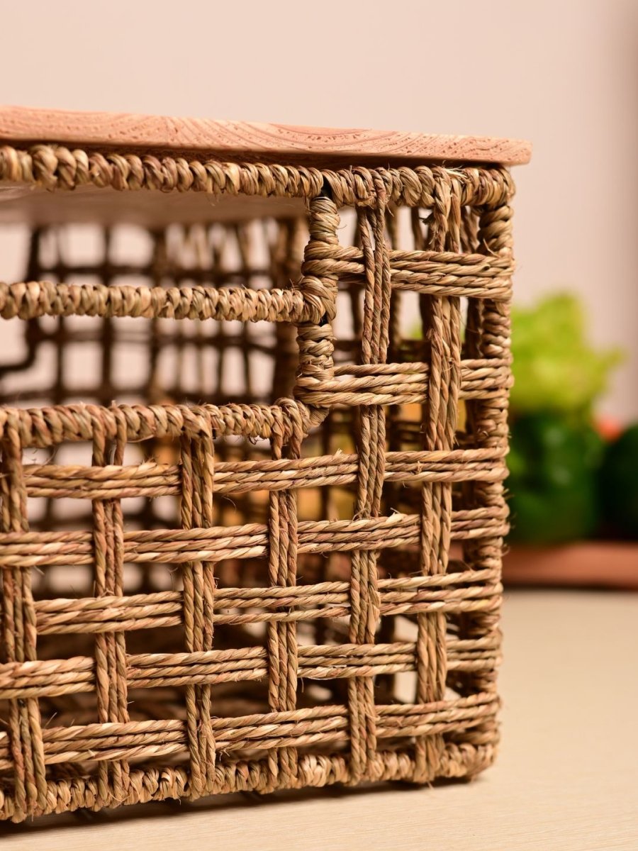 Handmade Dry Veggie Storage Box – For Potato, Onion & More - Kadam Haat