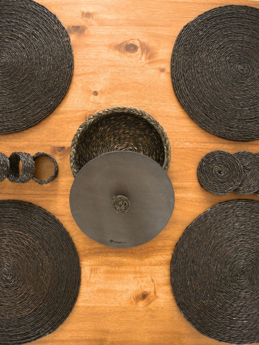 Handmade Sabai Grass Celebration Set - Kadam Haat