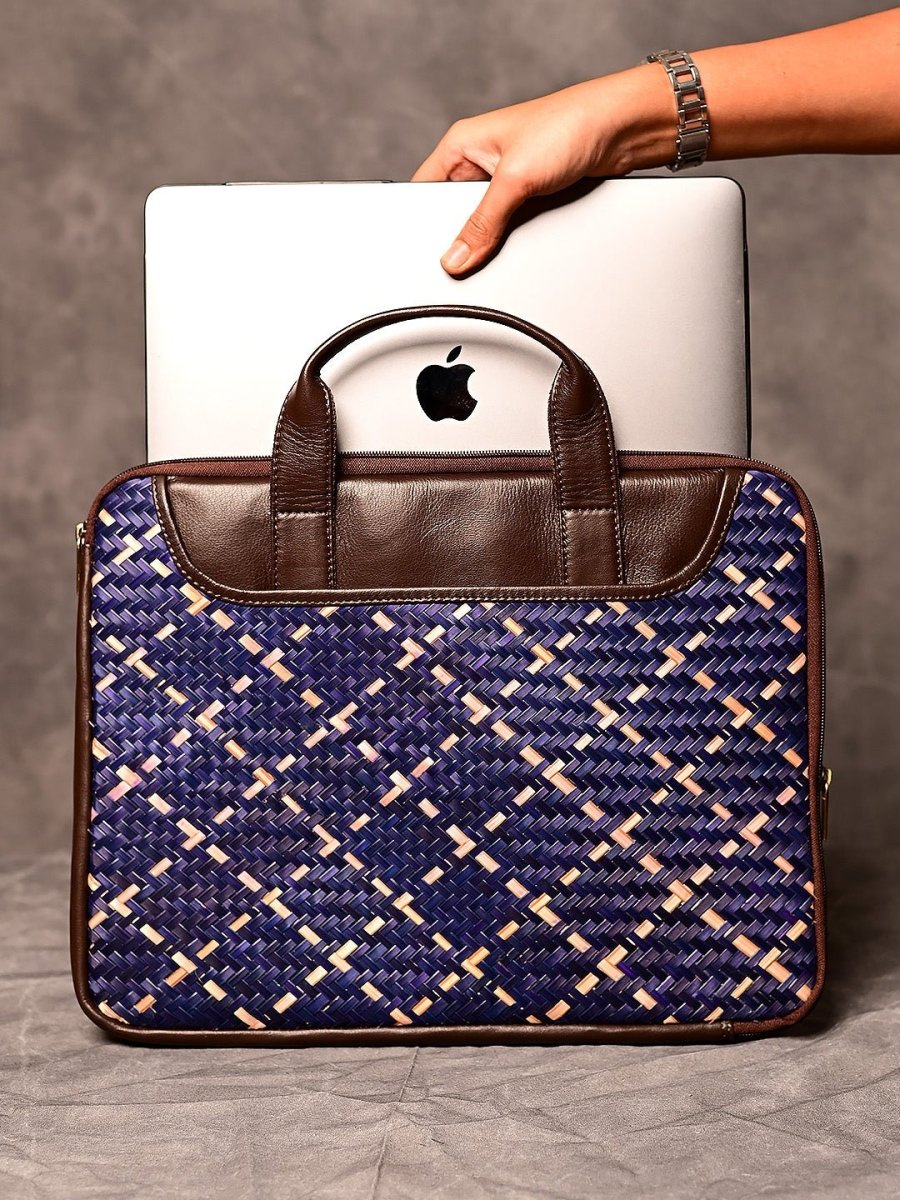 Handmade Sitalpati Laptop Bag - Kadam Haat