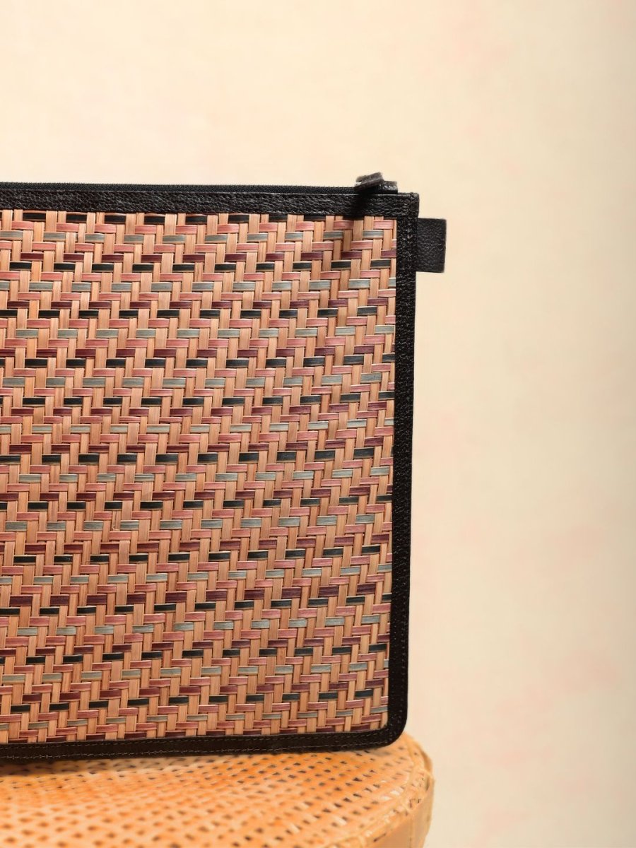 Handmade Sitalpati Laptop sleeve - Earth - Kadam Haat