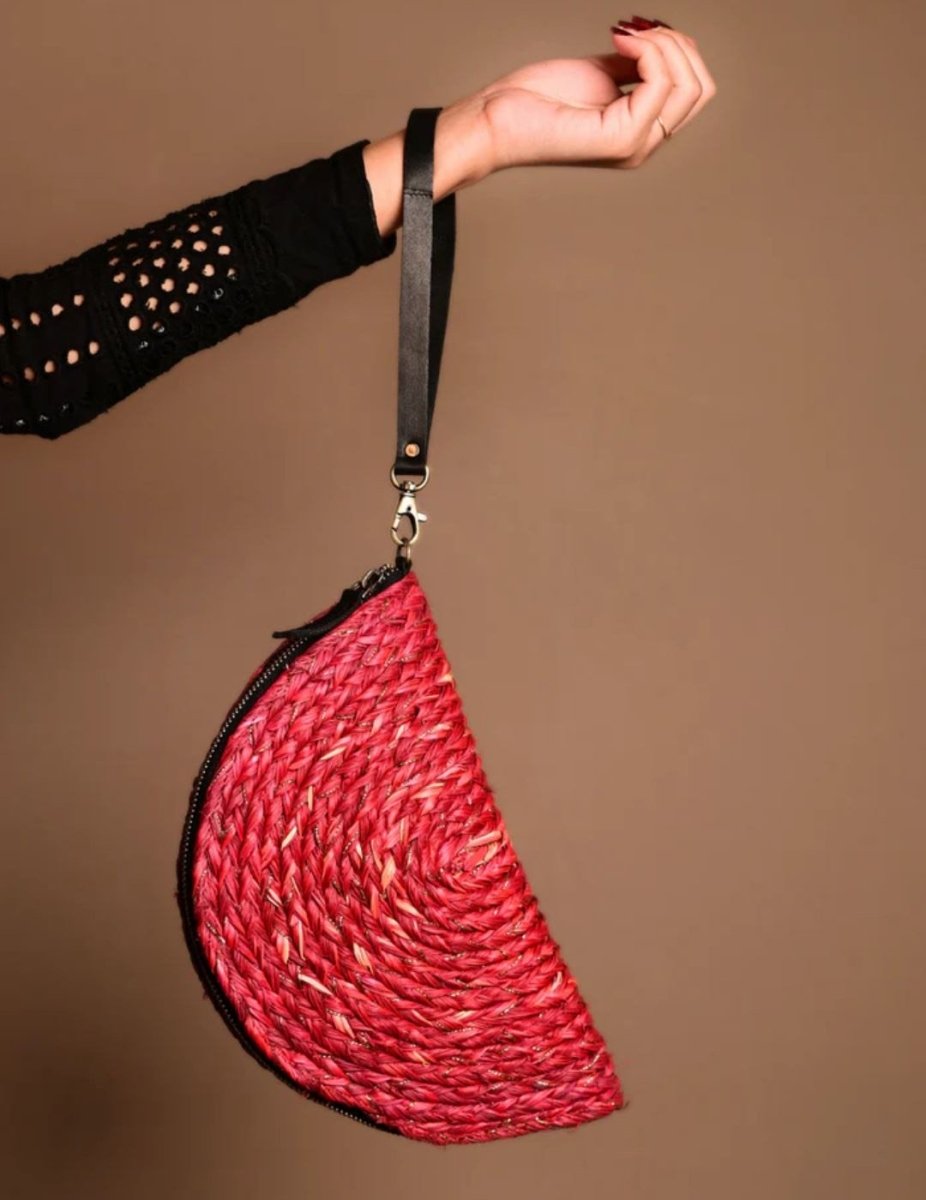 Handmade Zari Moon Clutch Pack of 3 - Kadam Haat