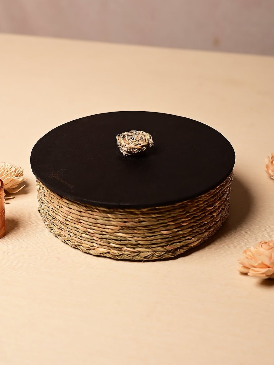 Handwoven Sabai Roti Box Diwali Hamper - Kadam Haat