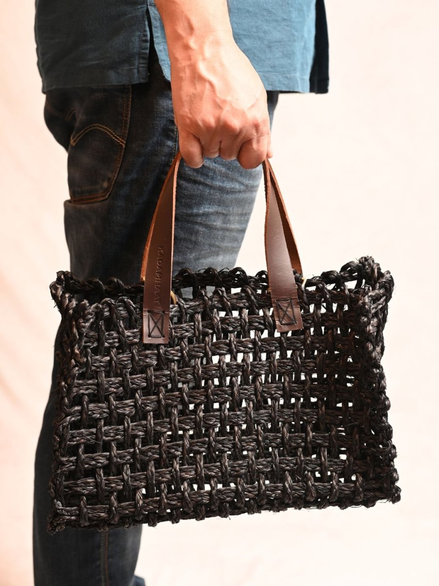Him & Her Lunch Bag Combo - Black - Kadam Haat