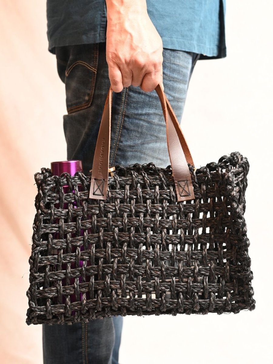 Men's Lunch Bag - Black - Kadam Haat