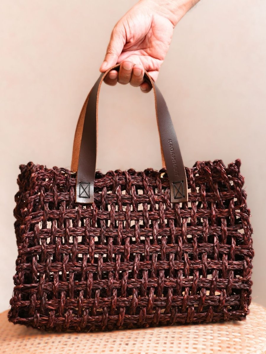 Men's Lunch Bag - Brown - Kadam Haat