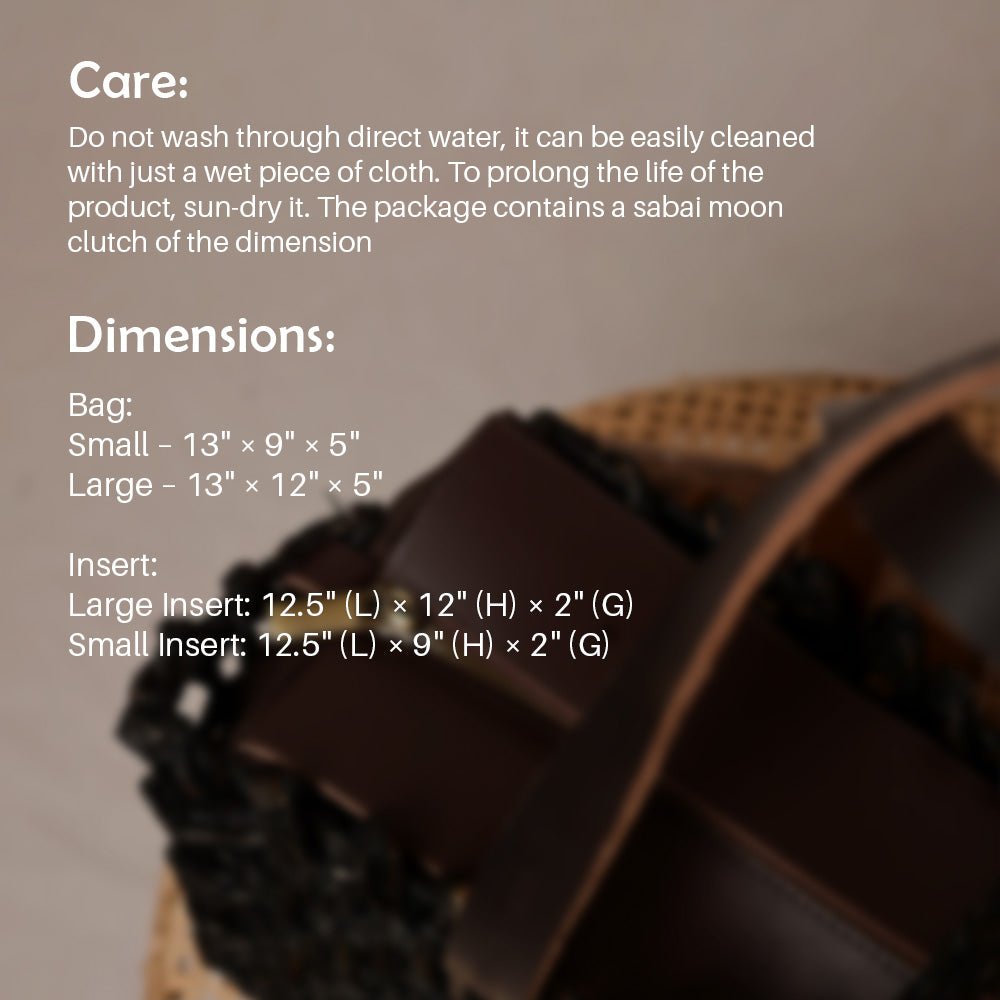 Sabai Mesh Luxe Carry Bag - Black - Kadam Haat