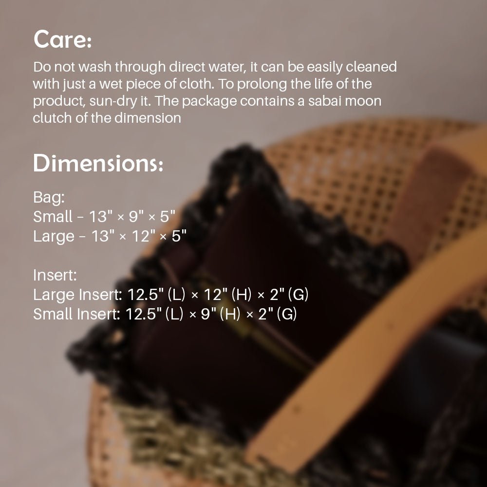 Sabai Mesh Luxe Carry Bag - Black and Gold - Kadam Haat