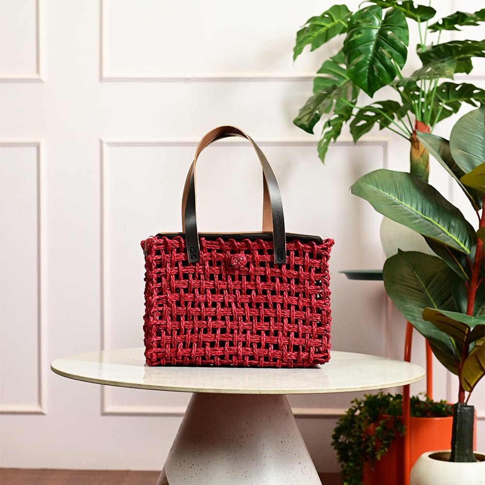 Sabai Mesh Luxe Carry Bag - Surkhi - Kadam Haat
