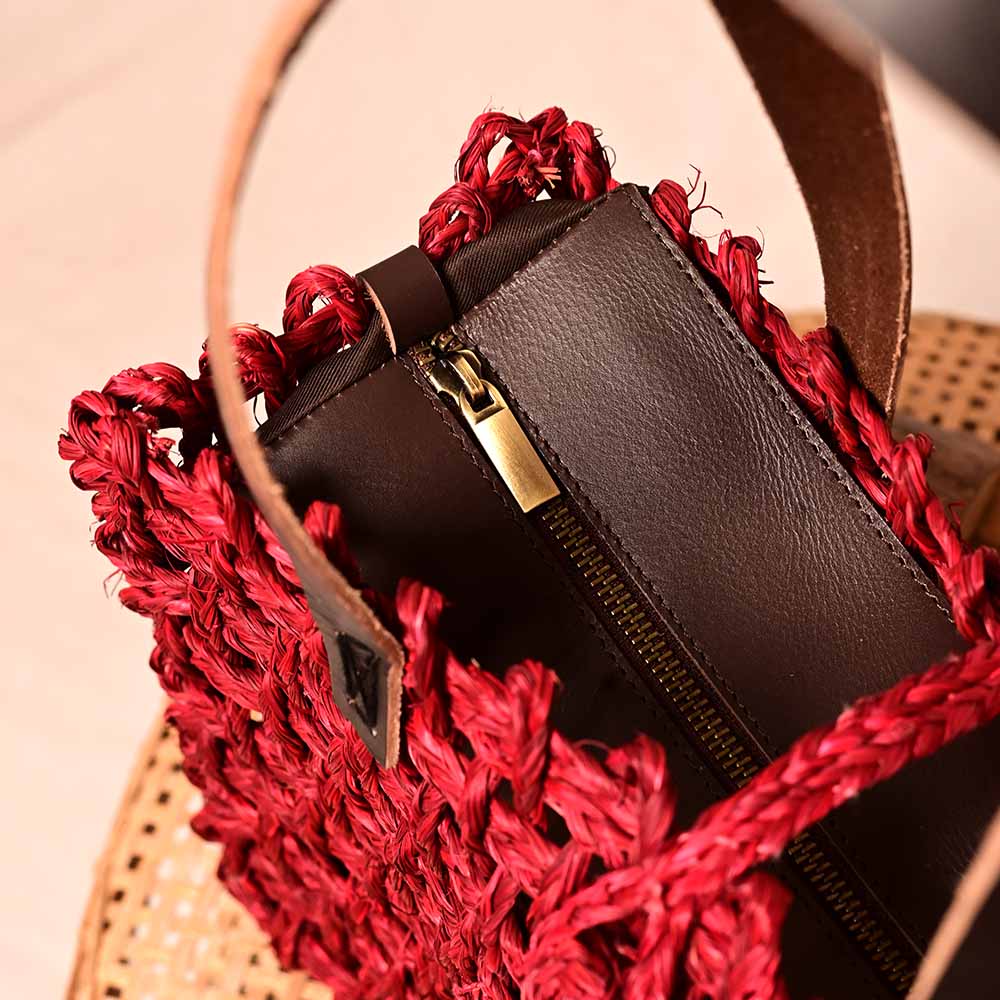 Sabai Mesh Luxe Carry Bag - Surkhi - Kadam Haat