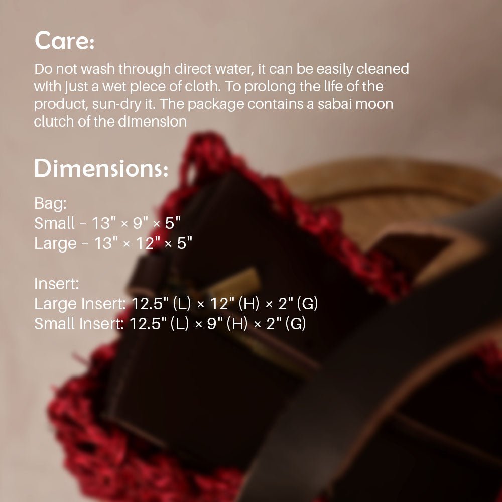 Sabai Mesh Luxe Carry Bag - Surkhi - Kadam Haat