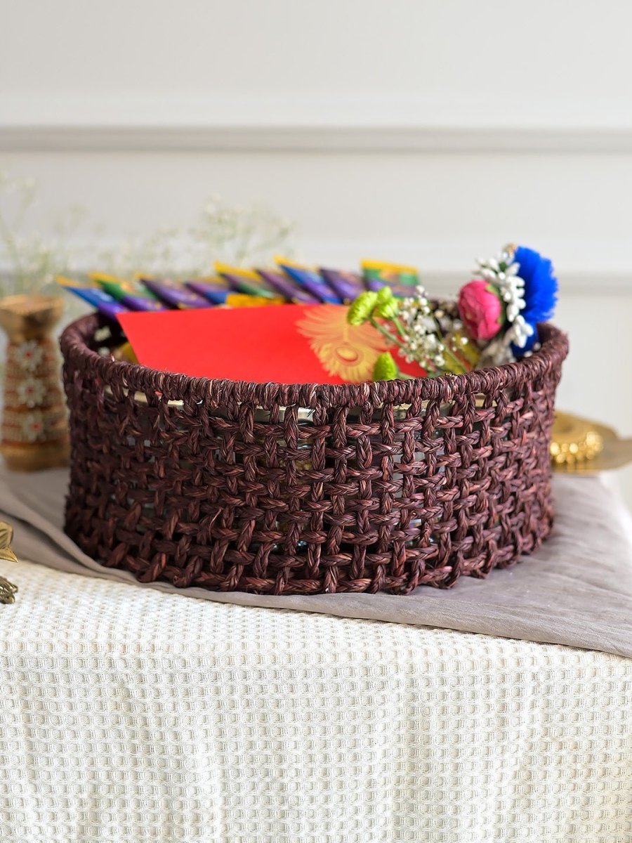 Sabai Trousseau Basket - Brown - Kadam Haat