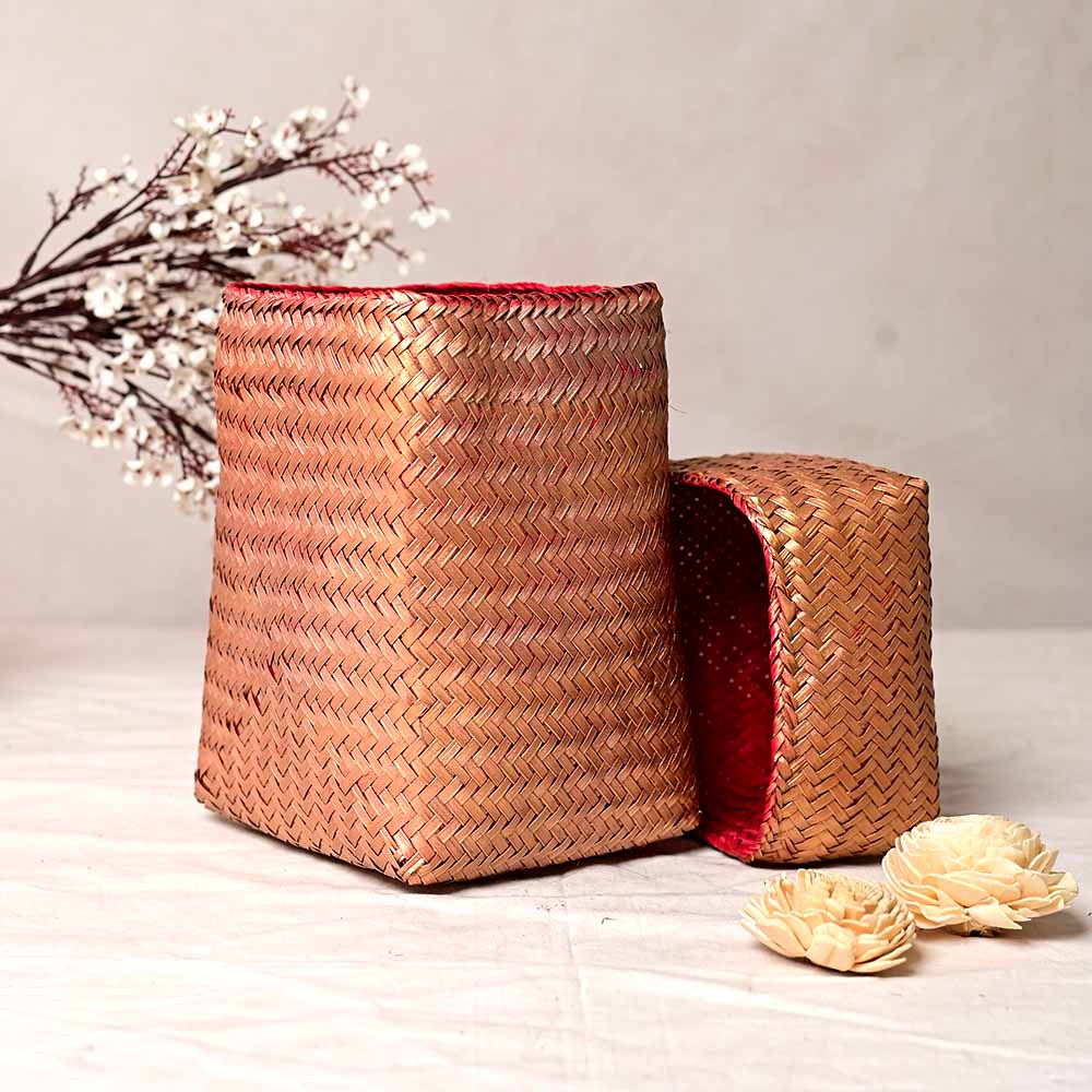 Sitalpati Jar - Copper Clay - Kadam Haat