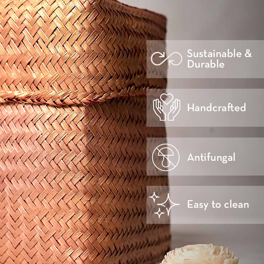 Sitalpati Jar - Copper Clay - Kadam Haat