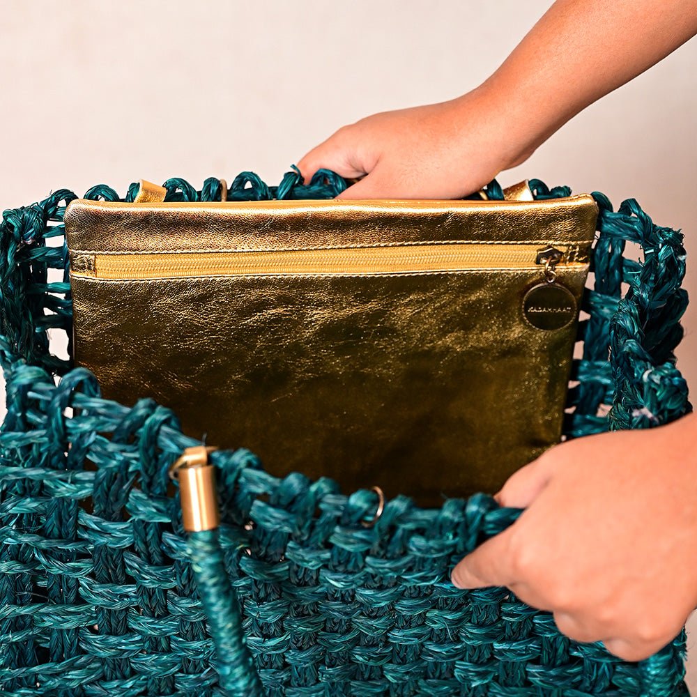 Vegan Mesh Gild - Indigo - Kadam Haat