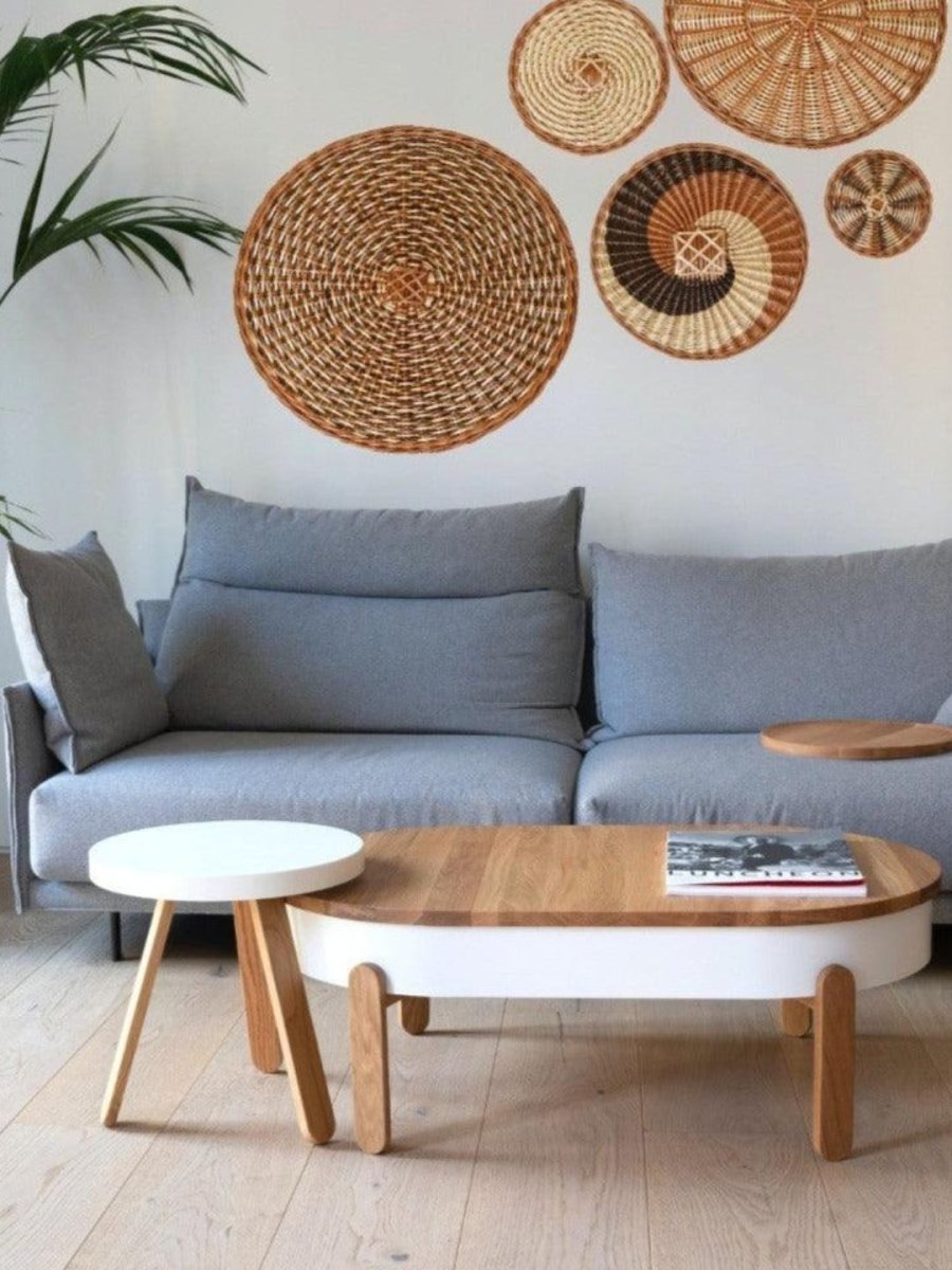 Wicker Wall Plate Combo - Kadam Haat