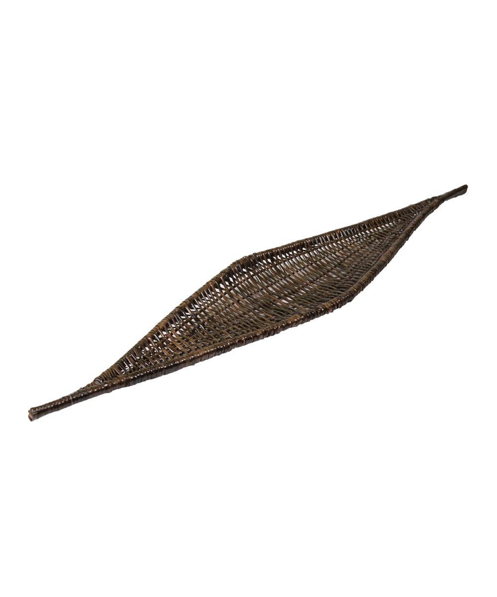 Handmade Wicker Shikara Platter - Kadam Haat