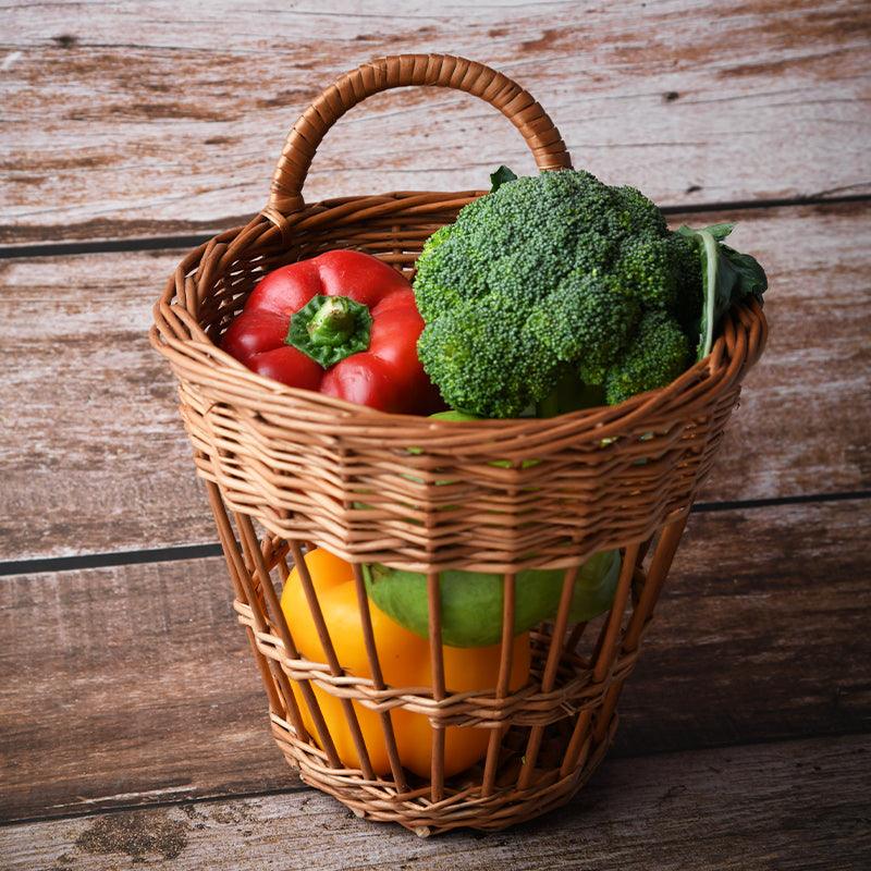 Handmade Wicker Storage Basket - Kadam Haat